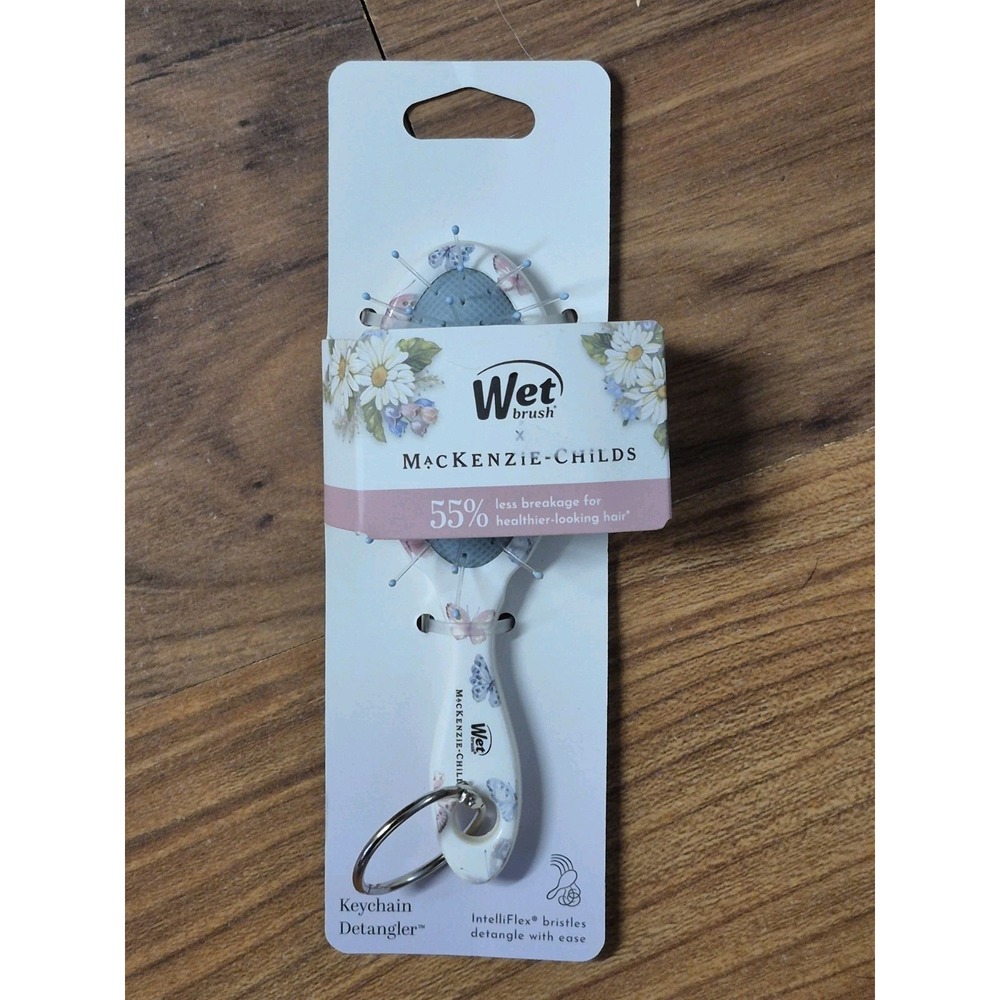 Goody x Mackenzie-Childs Wet Brush Butterfly Hill Mini Keychain Hair Brush BB